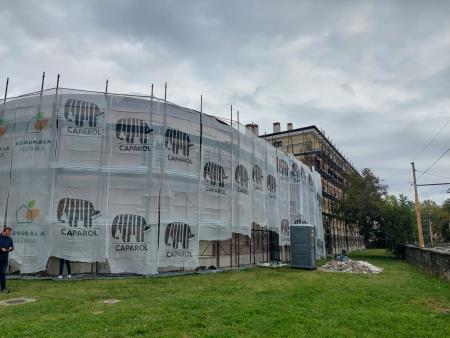 Sanacija fasade knjižnice in Polleyeve hiše